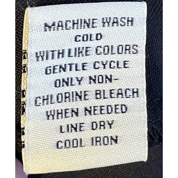 Caffe Marrakesh 100% Lyocell Pants Size XL Drawstring Black Boho Pockets - Picture 11 of 11